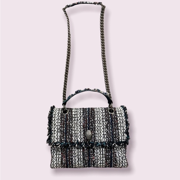 Kurt Geiger Large Kensington Embellished Tweed Bag -like new - Picture 6 of 6